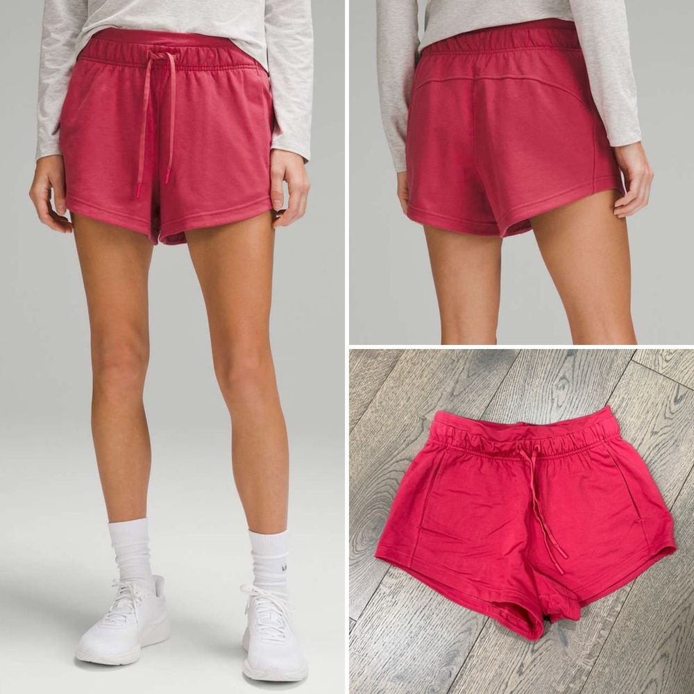 Lululemon | Inner Glow High-Rise Short 3” Vintage Rose  | Size 6